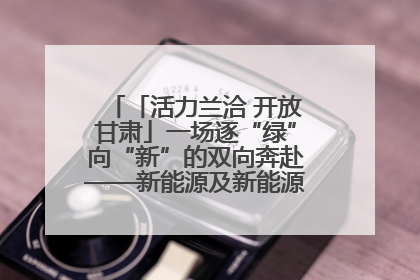 「活力兰洽 开放甘肃」一场逐“绿”向“新”的双向奔赴——新能源及新能源装备制造产业投资发展对接活动扫描
