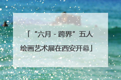 “六月 - 跨界”五人绘画艺术展在西安开幕