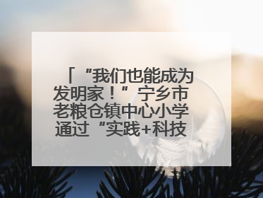 “我们也能成为发明家！”宁乡市老粮仓镇中心小学通过“实践+科技”模式，为乡村娃探索教育新路径