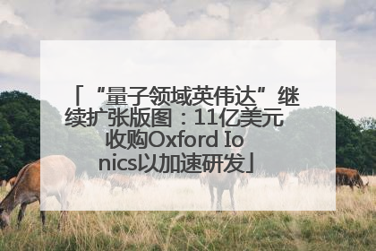 “量子领域英伟达”继续扩张版图：11亿美元收购Oxford Ionics以加速研发
