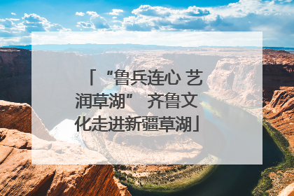 “鲁兵连心 艺润草湖” 齐鲁文化走进新疆草湖