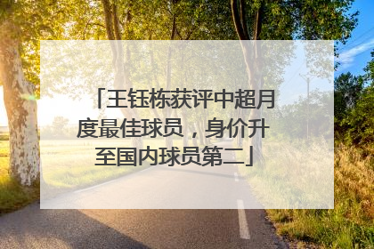王钰栋获评中超月度最佳球员，身价升至国内球员第二