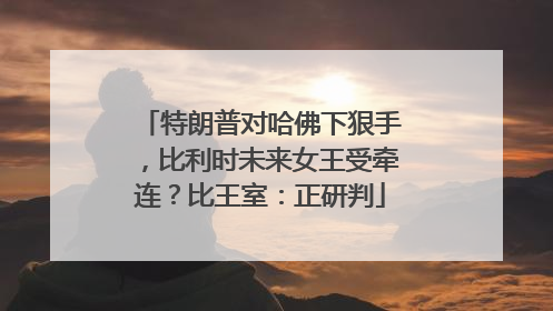 特朗普对哈佛下狠手，比利时未来女王受牵连？比王室：正研判
