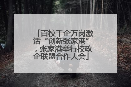 百校千企万岗激活“创新张家港”，张家港举行校政企联盟合作大会