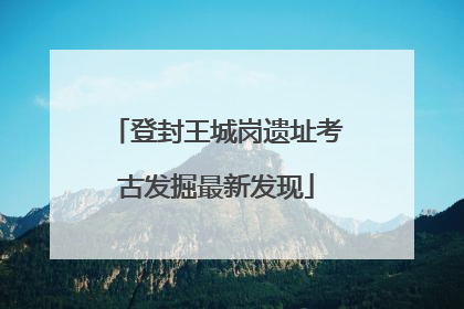 登封王城岗遗址考古发掘最新发现