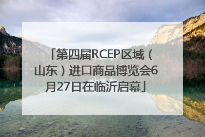 第四届RCEP区域（山东）进口商品博览会6月27日在临沂启幕