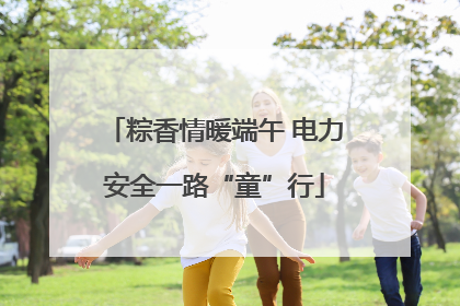 粽香情暖端午 电力安全一路“童”行