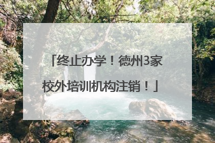 终止办学！德州3家校外培训机构注销！