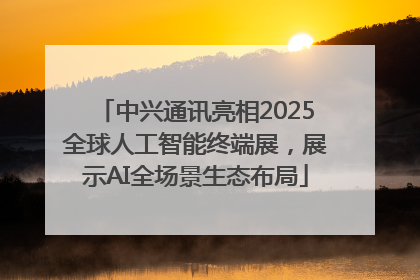 中兴通讯亮相2025全球人工智能终端展，展示AI全场景生态布局