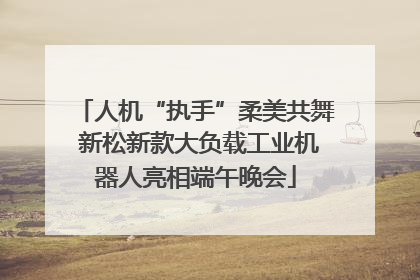 人机“执手”柔美共舞 新松新款大负载工业机器人亮相端午晚会