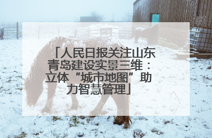 人民日报关注山东青岛建设实景三维：立体“城市地图”助力智慧管理