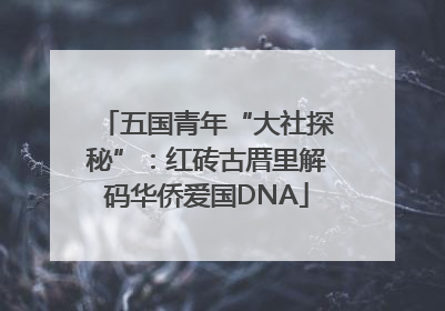 五国青年“大社探秘”：红砖古厝里解码华侨爱国DNA
