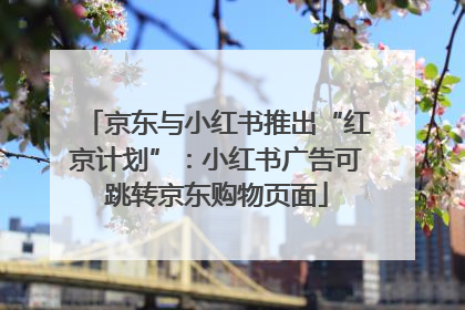 京东与小红书推出“红京计划”：小红书广告可跳转京东购物页面