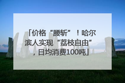 价格“腰斩”！哈尔滨人实现“荔枝自由”，日均消费100吨