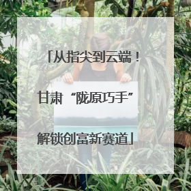 从指尖到云端！甘肃“陇原巧手”解锁创富新赛道