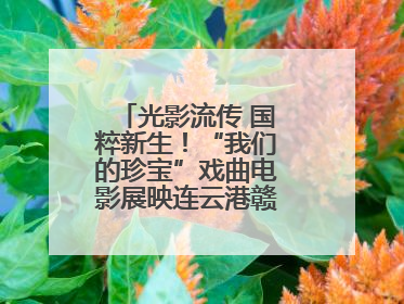 光影流传 国粹新生！“我们的珍宝”戏曲电影展映连云港赣榆站火热开启