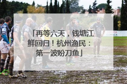 再等六天，钱塘江鲜回归！杭州渔民：第一波盼刀鱼