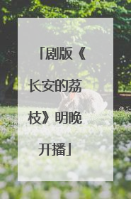 剧版《长安的荔枝》明晚开播
