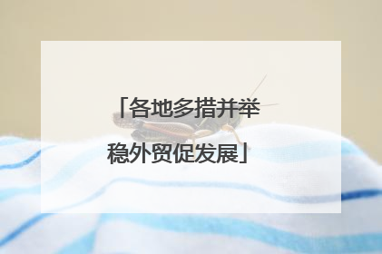 各地多措并举稳外贸促发展