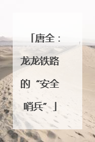 唐全：龙龙铁路的“安全哨兵”