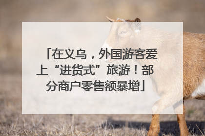 在义乌，外国游客爱上“进货式”旅游！部分商户零售额暴增