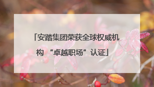 安踏集团荣获全球权威机构 “卓越职场”认证