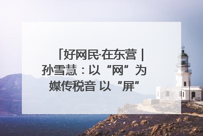 好网民·在东营｜孙雪慧：以“网”为媒传税音 以“屏”为介助发展