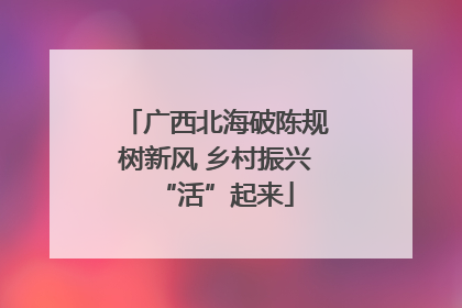 广西北海破陈规树新风 乡村振兴“活”起来