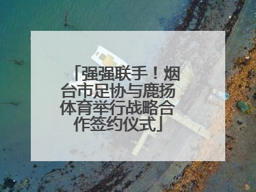 强强联手！烟台市足协与鹿扬体育举行战略合作签约仪式
