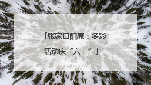 张家口阳原：多彩活动庆“六一”