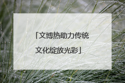 文博热助力传统文化绽放光彩