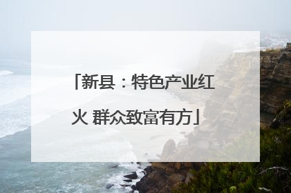 新县：特色产业红火 群众致富有方