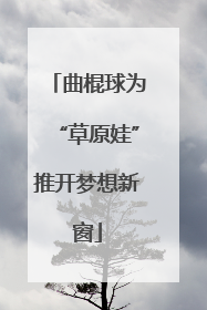 曲棍球为“草原娃”推开梦想新窗