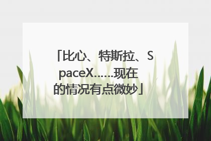 比心、特斯拉、SpaceX……现在的情况有点微妙