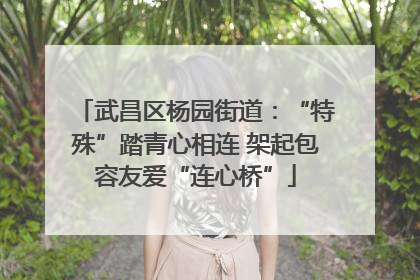 武昌区杨园街道：“特殊”踏青心相连 架起包容友爱“连心桥”