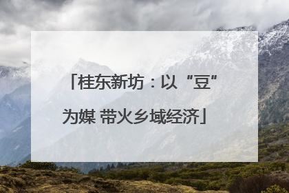 桂东新坊：以“豆”为媒 带火乡域经济