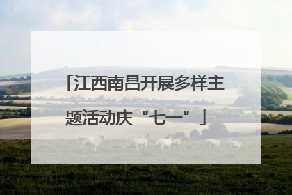 江西南昌开展多样主题活动庆“七一”