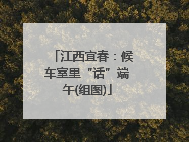 江西宜春：候车室里“话”端午(组图)