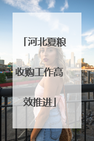 河北夏粮收购工作高效推进