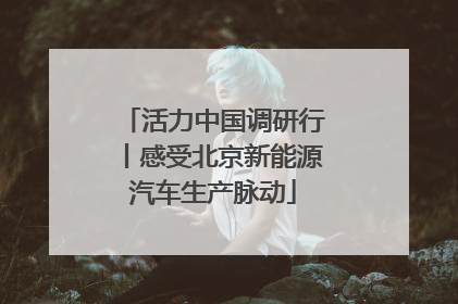 活力中国调研行丨感受北京新能源汽车生产脉动