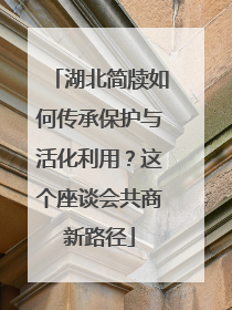 湖北简牍如何传承保护与活化利用？这个座谈会共商新路径