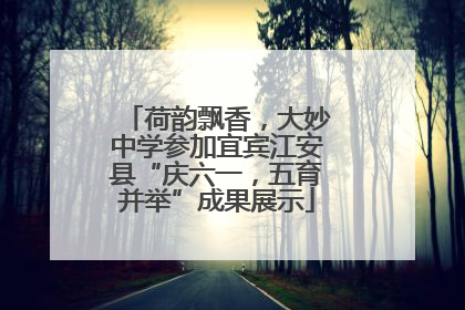 荷韵飘香，大妙中学参加宜宾江安县“庆六一，五育并举”成果展示