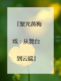 聚光黄梅戏：从舞台到云端