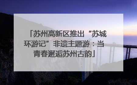 苏州高新区推出“苏城环游记”非遗主题游：当青春邂逅苏州古韵