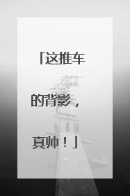 这推车的背影，真帅！