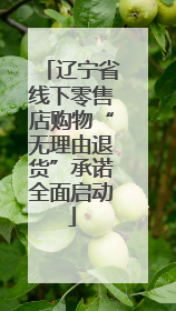辽宁省线下零售店购物“无理由退货”承诺全面启动