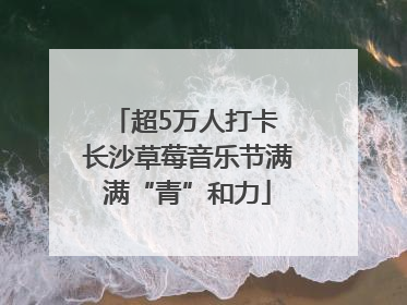 超5万人打卡 长沙草莓音乐节满满“青”和力