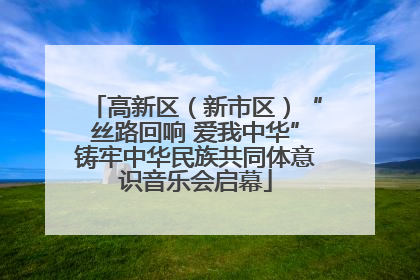 高新区（新市区）“丝路回响 爱我中华”铸牢中华民族共同体意识音乐会启幕