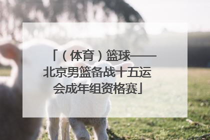 （体育）篮球——北京男篮备战十五运会成年组资格赛