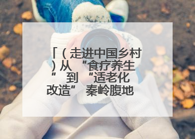 （走进中国乡村）从 “食疗养生” 到 “适老化改造” 秦岭腹地成康养“福地”